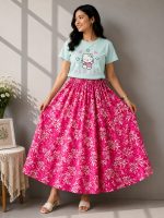 Linen Skirt and Tshirt Set - Image 8