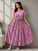 Linen Skirt and Tshirt Set - Image 9