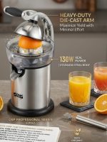 Heavy-Duty Citrus Juicer – Professional Stainless Steel Orange & Lemon Squeezer