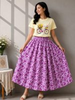Linen Skirt and Tshirt Set - Image 13