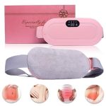 Heating pad for Period Cramps & Vibration sliming Massage belt, Rechargeable Heating Massage Belt | 3 Heat Levels | Vibration & USB Charging - Image 3