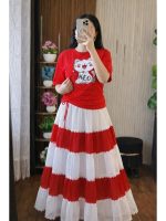 Stylish Skirt and T-Shirt Set