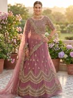 Ready-Made Georgette Embroidered Party Dress - Image 3