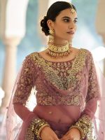 Ready-Made Georgette Embroidered Party Dress - Image 2