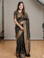 Japani Silk Sharee with Blouse Piece - Image 3