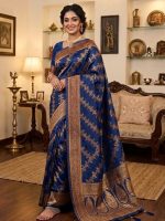 Japani Silk Sharee with Blouse Piece - Image 2