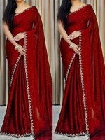 Georgette Sharee with Blouse Piece - Image 4