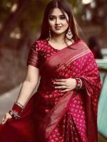 Japani Silk Sharee with Blouse Piece - Image 2