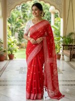 Chanderi silk sharee - Image 3