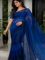 Rongdhonu Georgette saree - Image 2