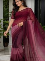 Rongdhonu Georgette saree - Image 4