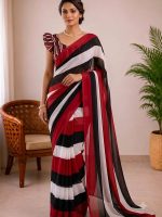Rongdhonu Georgette saree - Image 5