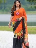 Rongdhonu Georgette saree - Image 5