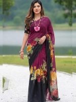 Rongdhonu Georgette saree - Image 4