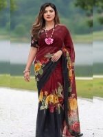 Rongdhonu Georgette saree - Image 3
