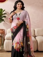 Rongdhonu Georgette saree - Image 2