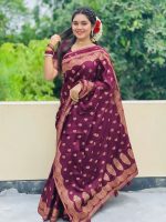 Japani Silk Sharee with Blouse Piece - Image 2