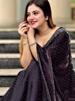 Georgette Sharee with Blouse Piece - Image 2